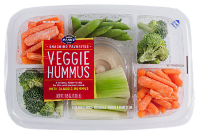 Mann's Veggie Hummus Tray - 16.5 Oz - Image 1
