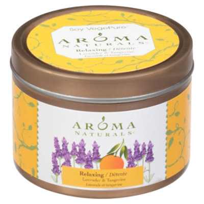 Aroma Natural Relax Soy Tin - 2.8  OZ - Image 1