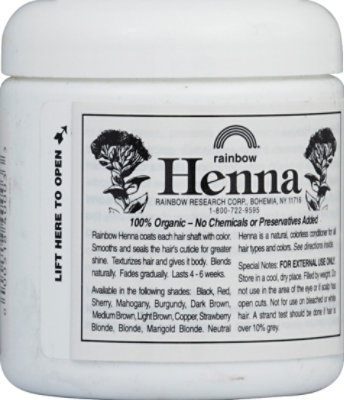 Rnbw Rsrch Clr Hair Prsn Henna Drk Brn - 4 OZ - Image 3