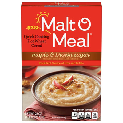 Malt O Meal Maple Brown Sugar Hot Cereal - 28 OZ - Image 1