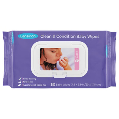 Lanisnoh Baby Wipes - 80 CT - Image 3