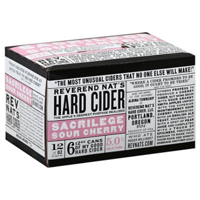 Reverend Nats Sacrilege Sour Cherry In Cans - 6-12 FZ