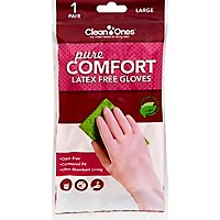 Clean Pure Large Comfort Gloves - 1 CT - Image 2