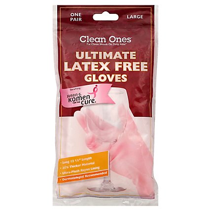 Clean Pure Large Comfort Gloves - 1 CT - Image 1