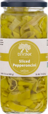 Divina Sliced Pepperoncini - 7.75 OZ - Image 2