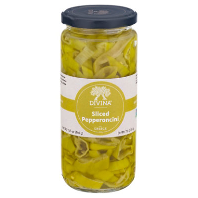 Divina Sliced Pepperoncini - 7.75 OZ - Image 1