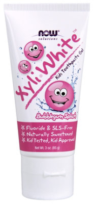 Now Kids Bubble Gum Toothpaste - 3 OZ - Image 1