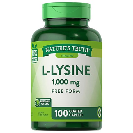 Natures Truth 1000mg L Lysine - 100 CT - Image 2