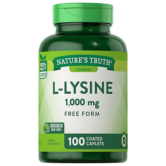 Natures Truth 1000mg L Lysine - 100 CT