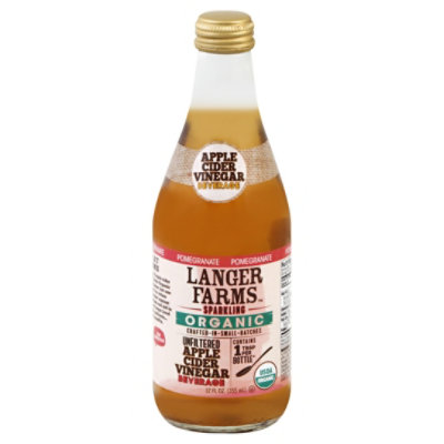 Langer Juice Apple Cider Vinegar Pomergranate - 12 FZ - Image 1
