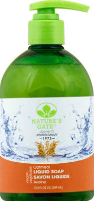 Natures Gate Oatmeal Liquid Soap - 12.5 OZ - Image 2
