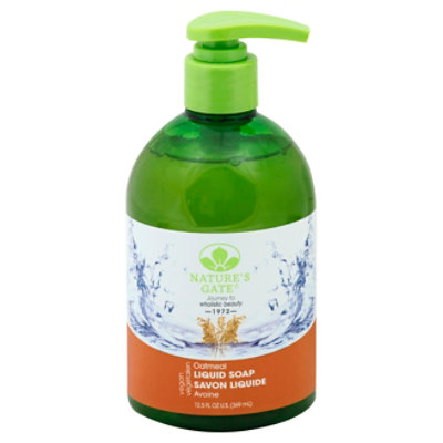 Natures Gate Oatmeal Liquid Soap - 12.5 OZ - Image 1