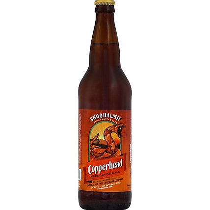 Snoqualmie Copperhead Pale Ale In Bottles - 22 FZ - Image 2
