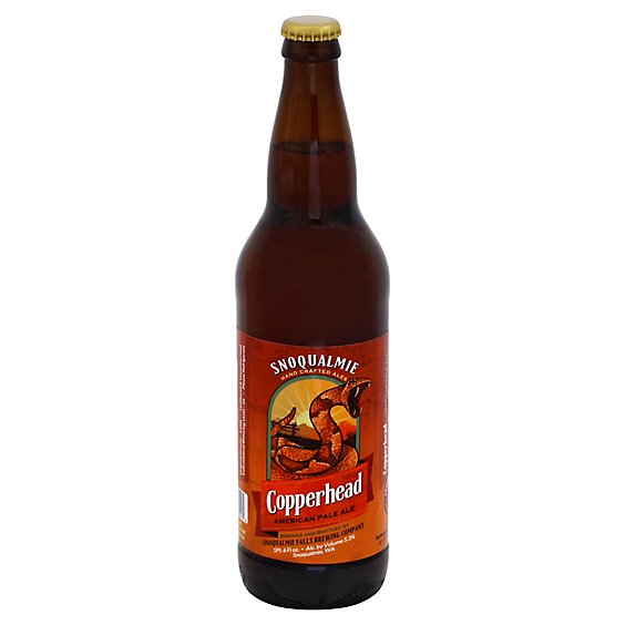 Snoqualmie Copperhead Pale Ale In Bottles - 22 FZ