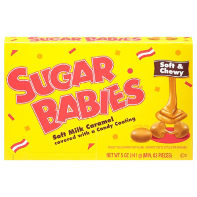Sugar Babies Chewy Caramel Treat Candy Theater Box - 6 Oz - Image 1