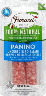 Fiorucci Panino Salami Mozzarella Nat - 1.5 OZ - Image 2