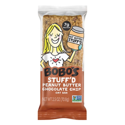 Bobos Oat Bars Stffd Chocochp Pb Fl - 2.5 OZ - Image 3