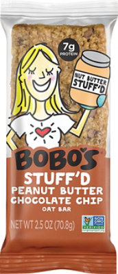 Bobos Oat Bars Stffd Chocochp Pb Fl - 2.5 OZ - Image 2