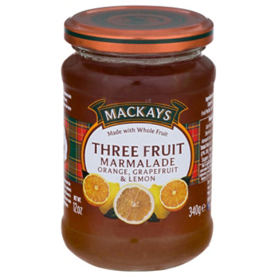 Mackays Three Fruit Marmalade - 12 OZ - Image 3