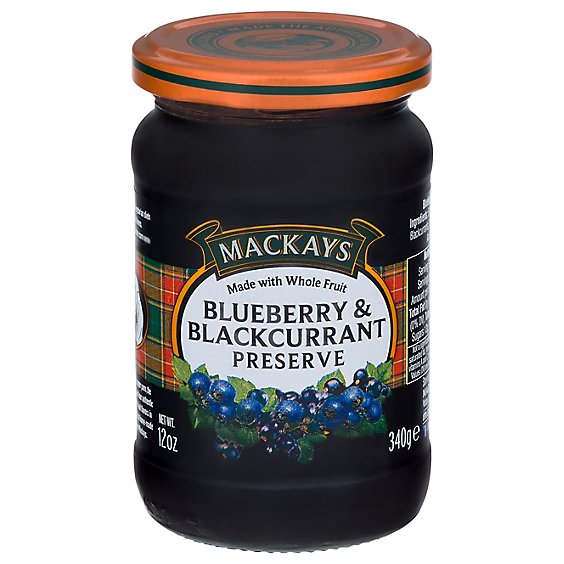Mackay Blue/black Currant Preserves - 12 OZ