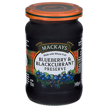 Mackay Blue/black Currant Preserves - 12 OZ - Image 1