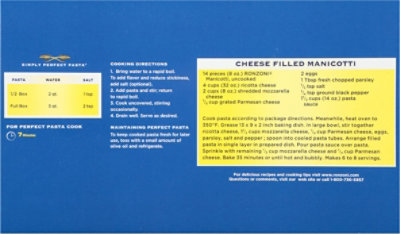 Ronzoni Manicotti - 8 OZ - Image 6