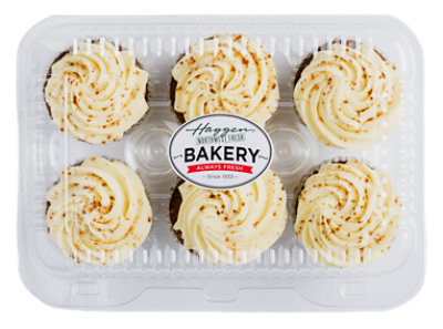 Haggen Pumpkin Cupcakes - Made Right Here Always Fresh - 6 ct. - Image 1