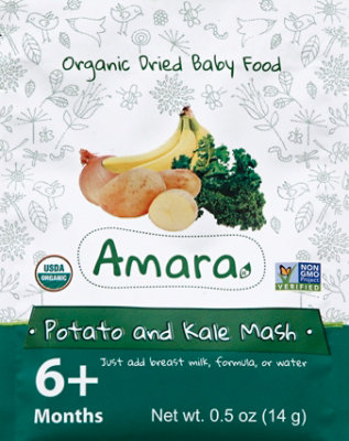 Amara Organic Mashed Potato & Kale - .5 OZ - Image 2