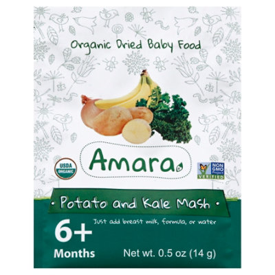 Amara Organic Mashed Potato & Kale - .5 OZ - Image 1