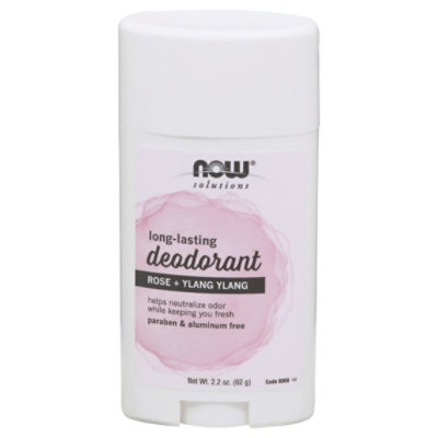 Now Foods Deodorant Rose & Ylang - 2.2 OZ - Image 3