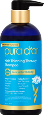 Pura Dor Hair Loss Prevention Shampoo - 16 FZ - Image 2