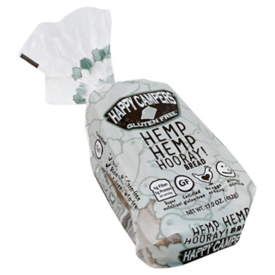 Happy Campers Gluten Free Bread Hemp Hemp Hooray Gluten Free - 17 OZ - Image 1