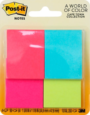 Post It Pad Fluor 4p - 4 CT - Image 2