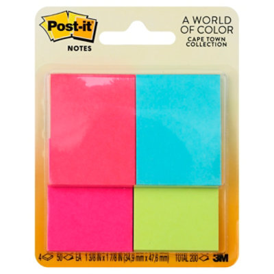 Post It Pad Fluor 4p - 4 CT - Image 1