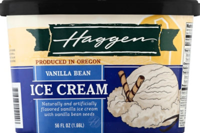 Haggen Vanilla Bean Ice Cream - 56 FZ - Image 2