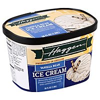 Haggen Vanilla Bean Ice Cream - 56 FZ - Image 1