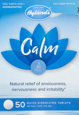 Hylands Calm Tablets - 50 CT - Image 2