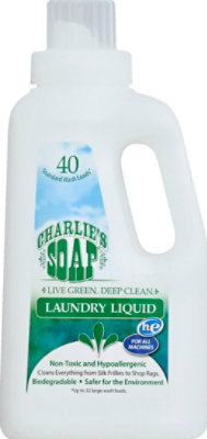 Charlie’s Soap Laundry Liquid - 32 Fl. Oz. - Image 2
