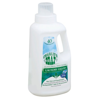 Charlie’s Soap Laundry Liquid - 32 Fl. Oz. - Image 1
