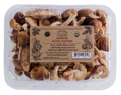 Petite Shiitake Mushrooms - Organic - Local - 6 Oz - Image 1