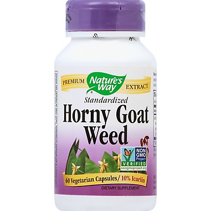 Natures Way Horny Goat Weed - 60 CT - Image 1