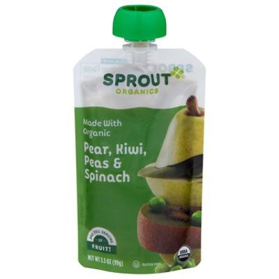 Sprout 2 Pear Kiwi Peas Spinach - 3.5 OZ - Image 3