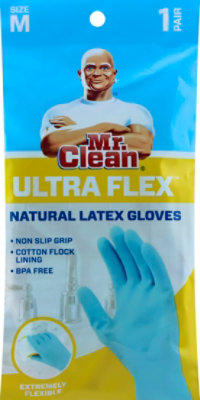 Mr Clean Laytex Gloves Medium - EA - Image 2
