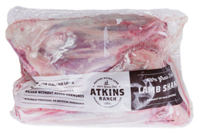 Atkins Lamb Fore Shank Grass Fed Imported - 2 Lb - Image 1