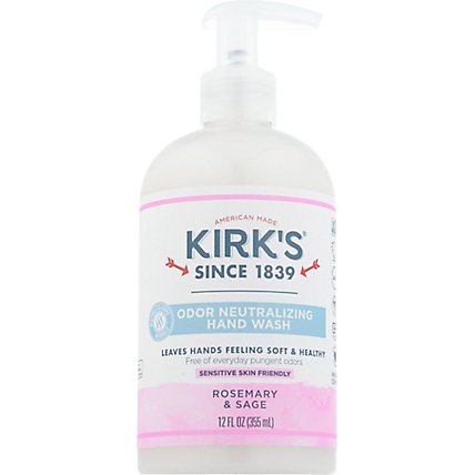 Kirks Hand Soap Rosemary And Sage - 12 OZ - Image 2