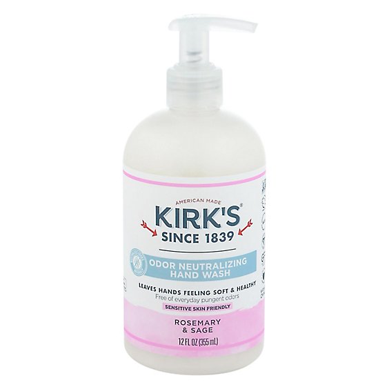 Kirks Hand Soap Rosemary And Sage - 12 OZ