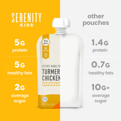 Serenity Kids Turmeric Chicken With Bone Broth - 3.5 Oz - Image 3