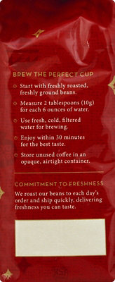 Peet's Holiday Blend Decaf Grd - 12 OZ - Image 5