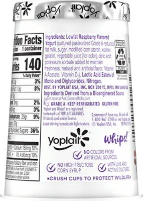 Yoplait Whips Raspberry Mousse - 4 OZ - Image 6