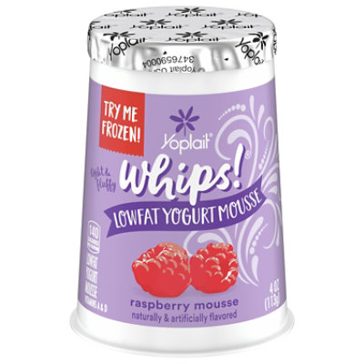 Yoplait Whips Raspberry Mousse - 4 OZ - haggen